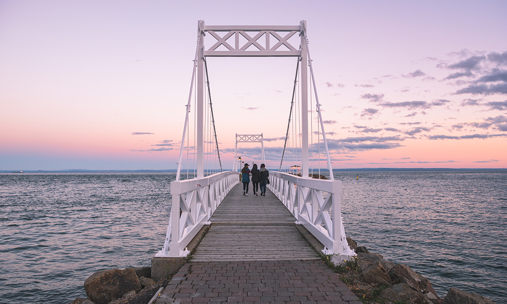 View on La Malbaie bridge